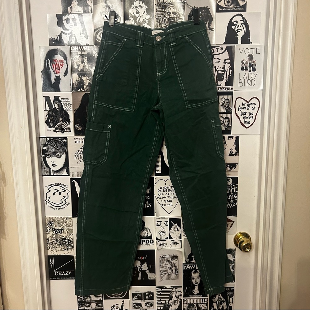 Garage Green Dani Carpenter Pants
